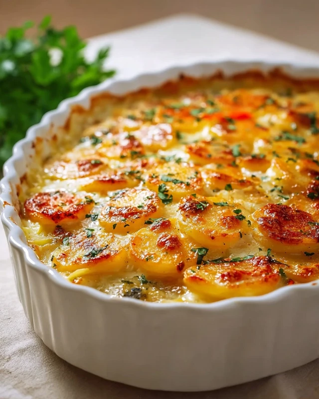 Kartoffelauflauf mit Gemüse für jeden Tag lecker zubereitet image 2